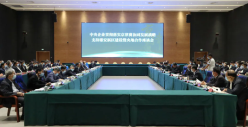 刘家强出席中央企业贯彻落实京津冀协同发展战略支持雄安新区发展暨央地合作座谈会