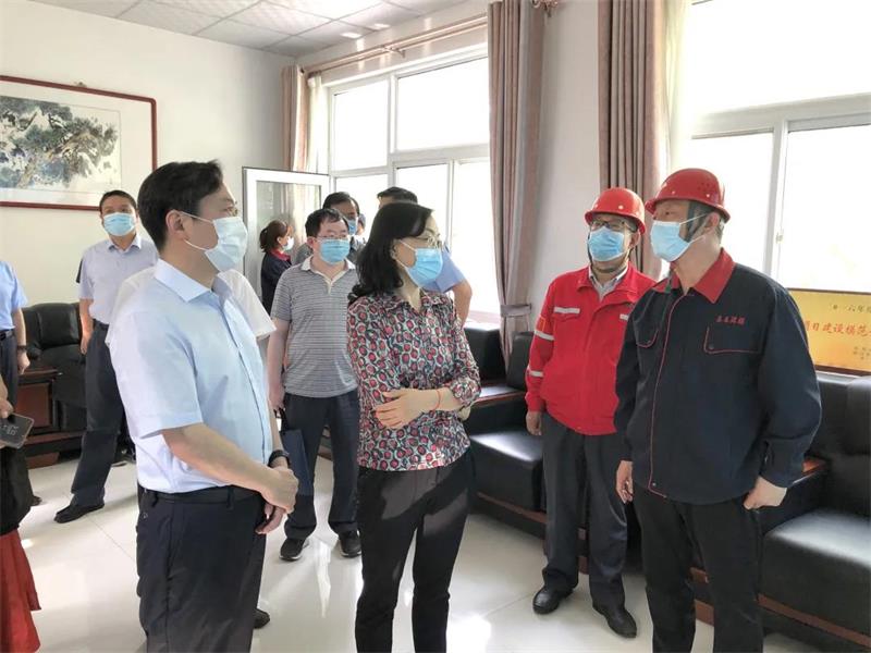 河北省生态环境厅党组成员、副厅长吕竹青到中化学生态环境有限公司所属邢台嘉泰公司调研