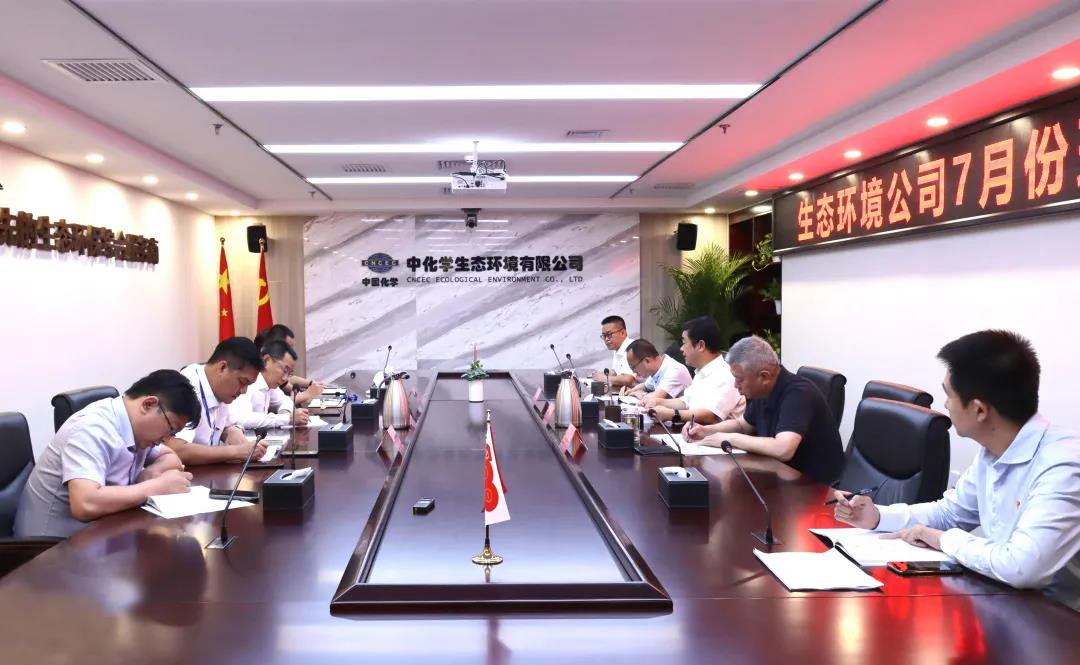 中化学生态环境有限公司党支部组织专题学习习近平总书记“七一”重要讲话精神