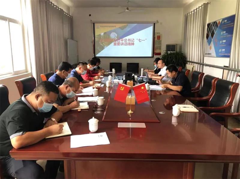 总经理卢召义到嘉泰公司讲授专题党课 宣讲习近平总书记“七一”重要讲话精神