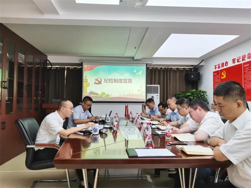 中化学生态环境有限公司财务总监张笃明一行到湖南德利公司开展工作调研