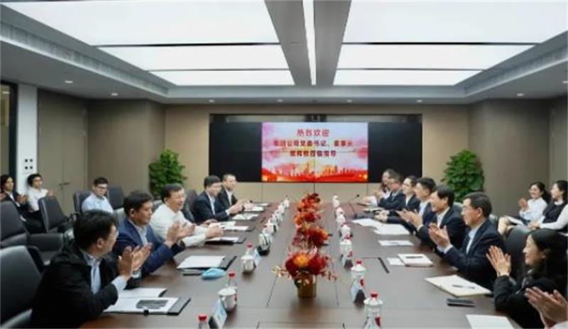 戴和根到中国化学在沪企业调研
