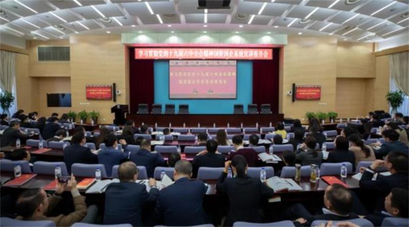 中国化学集中收看学习贯彻党的十九届六中全会精神国资国企系统宣讲报告会