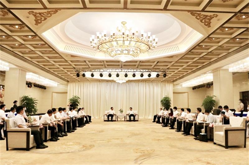 戴和根会见衡阳市委书记秦国文