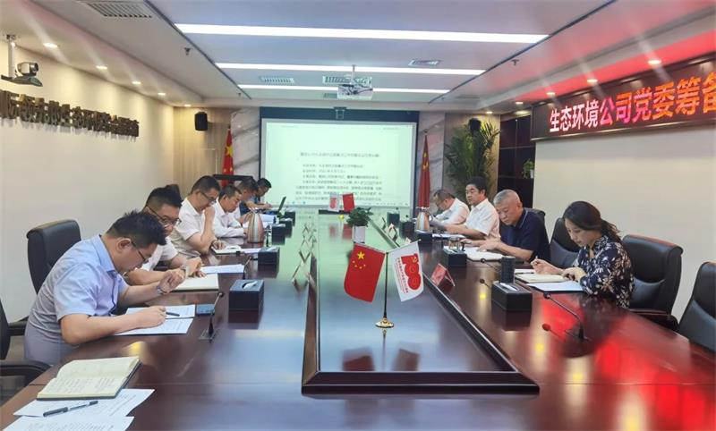 生态环境公司迅速召开专题会议 学习贯彻落实集团公司专题会议精神