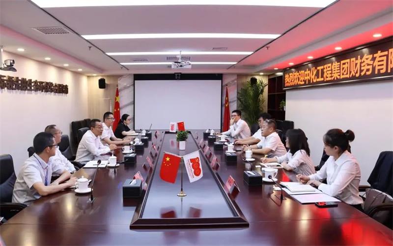 中化工程集团财务有限公司党总支书记、董事长卢涛一行到生态环境公司交流座谈