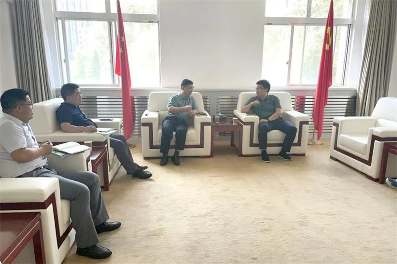 生态环境公司党委书记、董事长李爱群会见生态环境部土壤与农业农村生态环境监管技术中心副主任吕春生