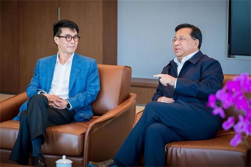 戴和根会见申能集团有限公司党委书记、董事长黄迪南