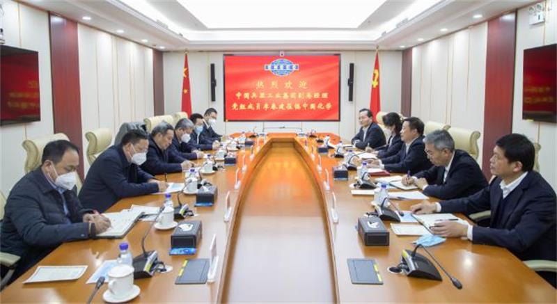 文岗会见中国兵器工业集团党组成员、副总经理李春建