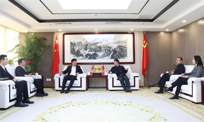 中化学生态环境公司党委书记、董事长李爱群会见土木公司党委副书记、总经理缪爱华