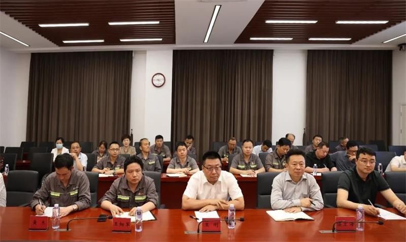 集团公司安全质量监督部副部长孙成林一行到中化学大江公司开展安全环保专项检查