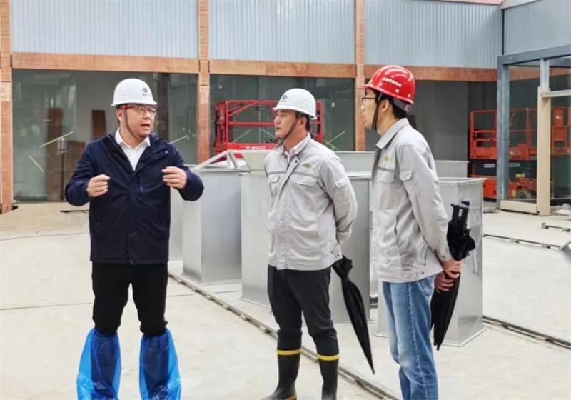 欢庆七十载 建功创一流 | 中化学生态环境公司副总经理王刚到西安长安项目调研
