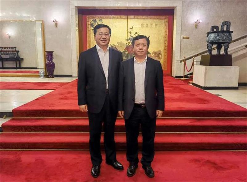 戴和根一行拜会中国驻俄罗斯大使张汉晖