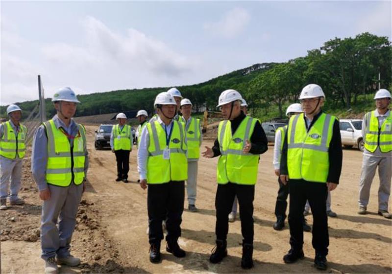 文岗到纳霍德卡甲醇EPC项目调研指导工作并会见项目业主方CEO