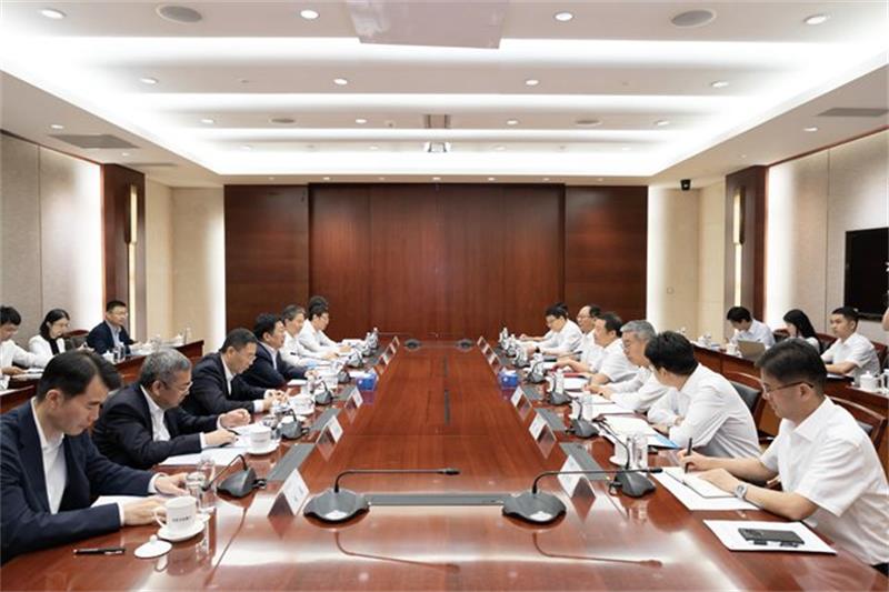 文岗与国家开发银行党委副书记、行长谭炯举行会谈