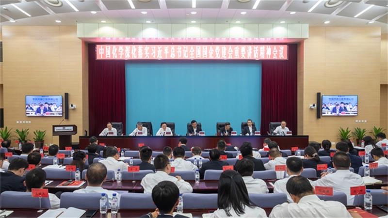 中国化学党委召开深化落实习近平总书记全国国有企业党的建设工作会议重要讲话精神会议