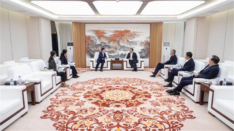 戴和根会见福建能化集团党委书记、董事长徐建平
