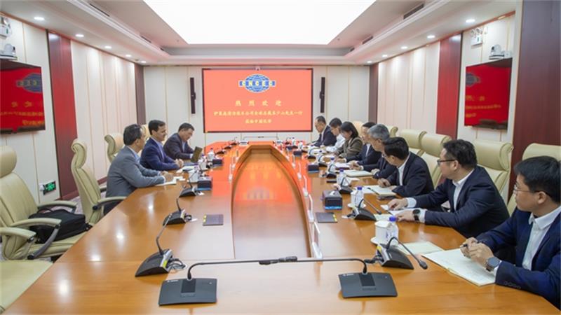 文岗会见美国伊莱森公司全球总裁