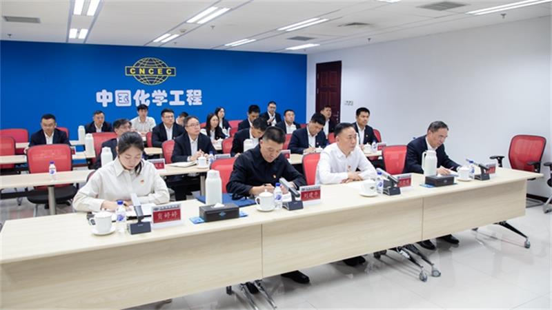 中国化学党委召开第二批主题教育推进会
