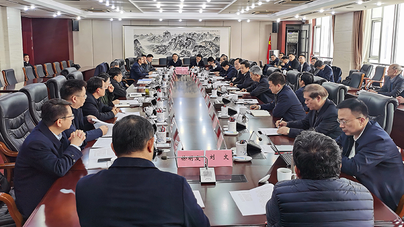 文岗会见安徽省政协副主席、安庆市委书记张祥安