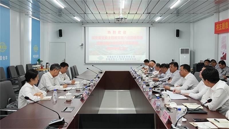 国资委党委主题教育第六巡回督导组到湛江一体化项目调研督导第二批主题教育 戴和根参加调研