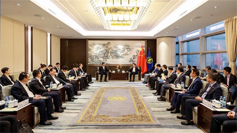 戴和根会见招商局集团党委书记、董事长缪建民