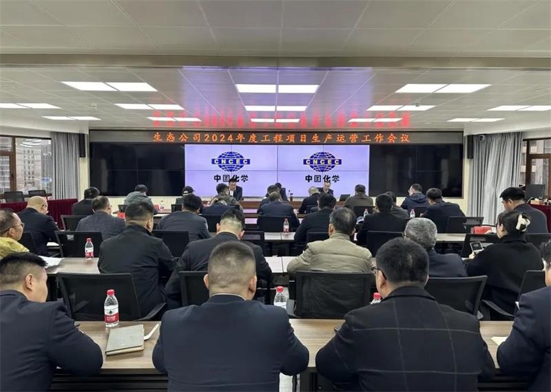 生态环境公司召开2024年度工程项目生产运营工作现场推进会