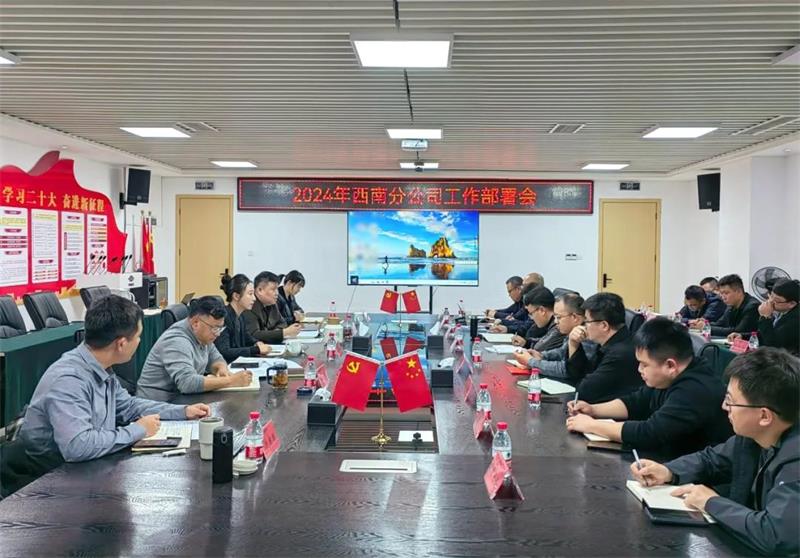 副总经理沈颖到生态环境公司西南分公司调研指导工作