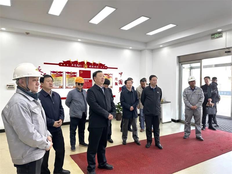 山西省吕梁市政协副主席郝金光到孝义公司调研