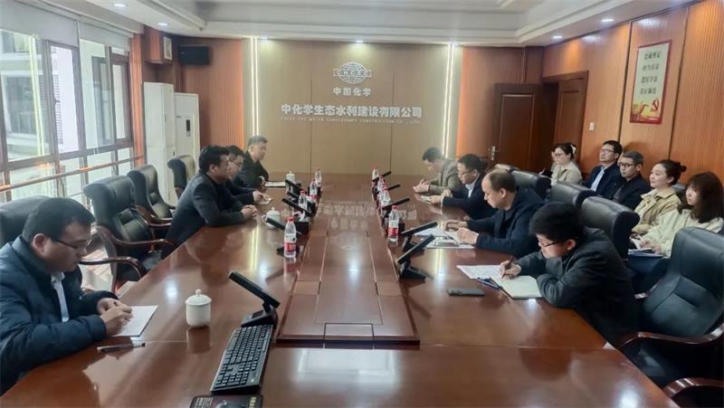 生态环境公司党委副书记、纪委书记王建到水利公司调研指导工作