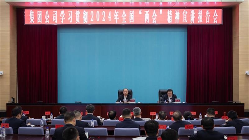 中国化学党委召开学习贯彻2024年全国两会精神宣讲报告会