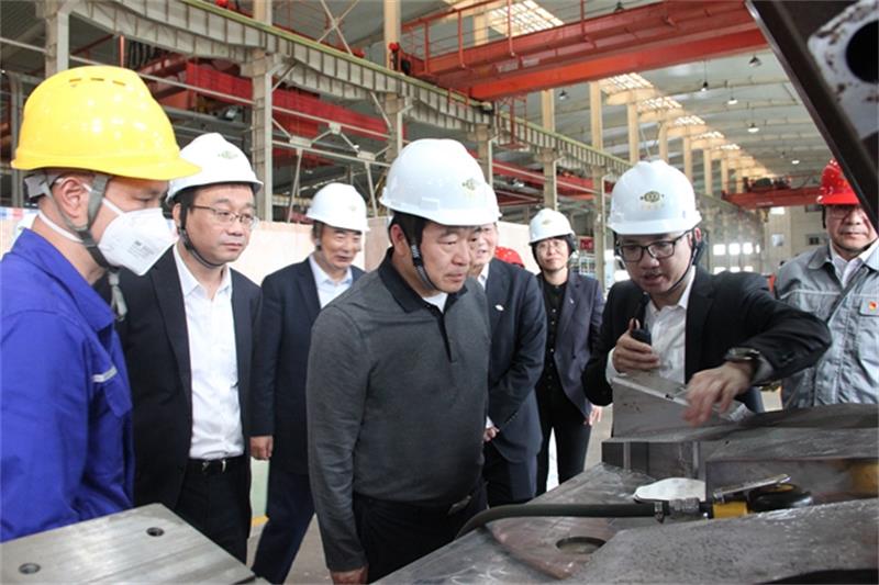 文岗到装备科技公司调研指导工作