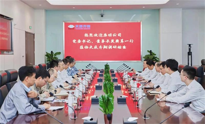 莫鼎革到天辰齐翔公司调研指导工作