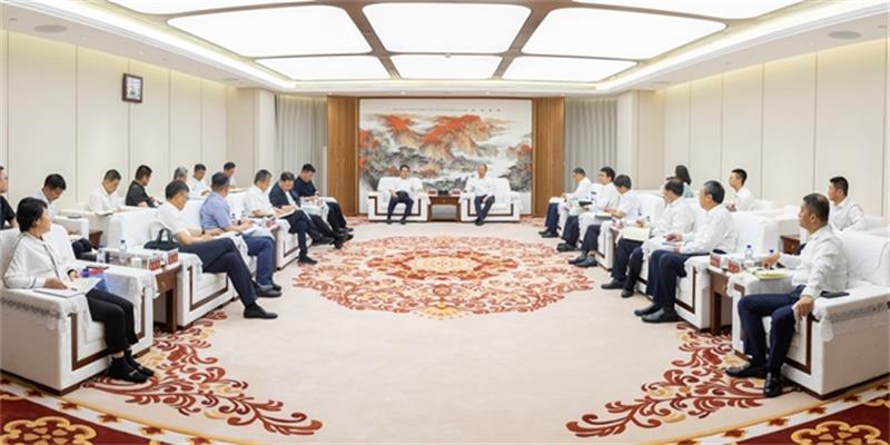 莫鼎革会见天津市副市长朱鹏