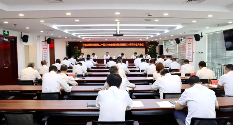 生态环境公司召开学习贯彻二十届三中全会精神研讨班暨2024年中工作会议