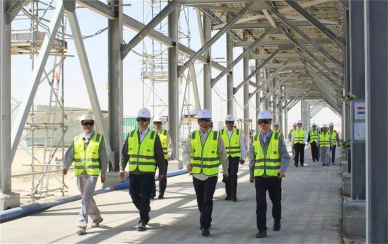 莫鼎革到沙特在建项目调研指导工作