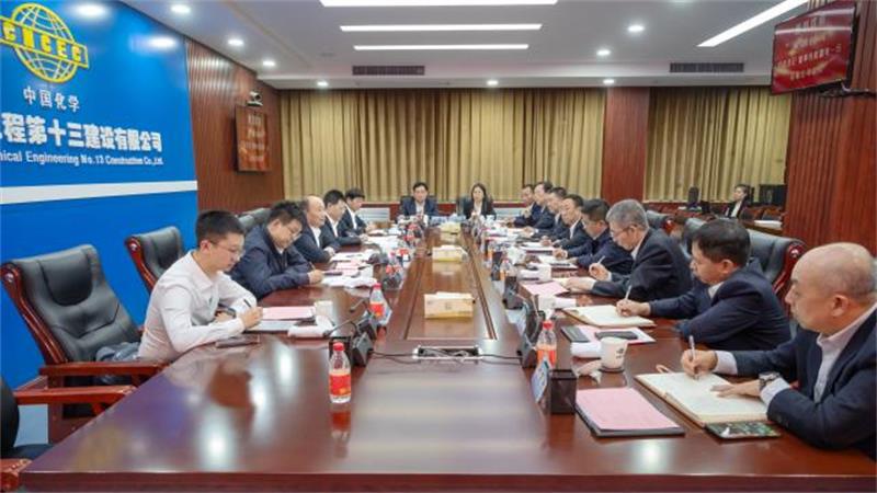 莫鼎革到十三公司调研指导工作