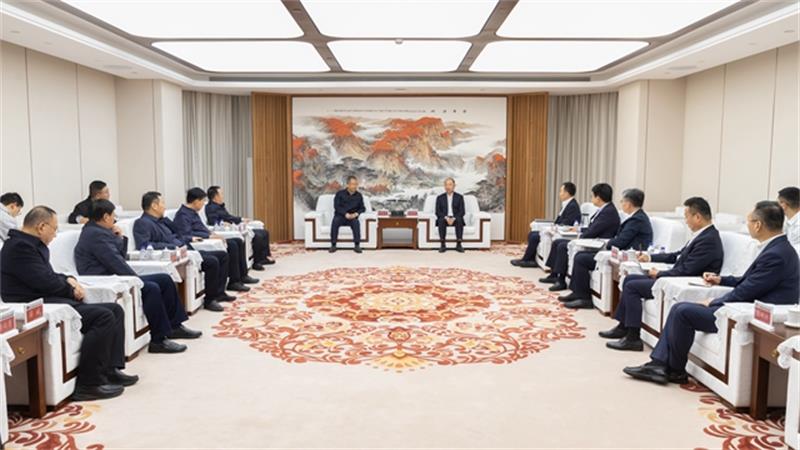 莫鼎革会见渭南市委副书记、市长陈晓勇