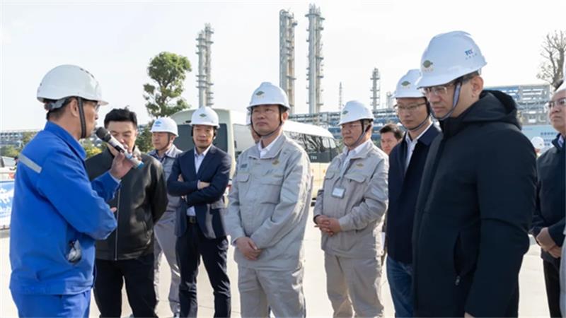 莫鼎革调研福建漳州古雷石化基地与天辰耀隆公司