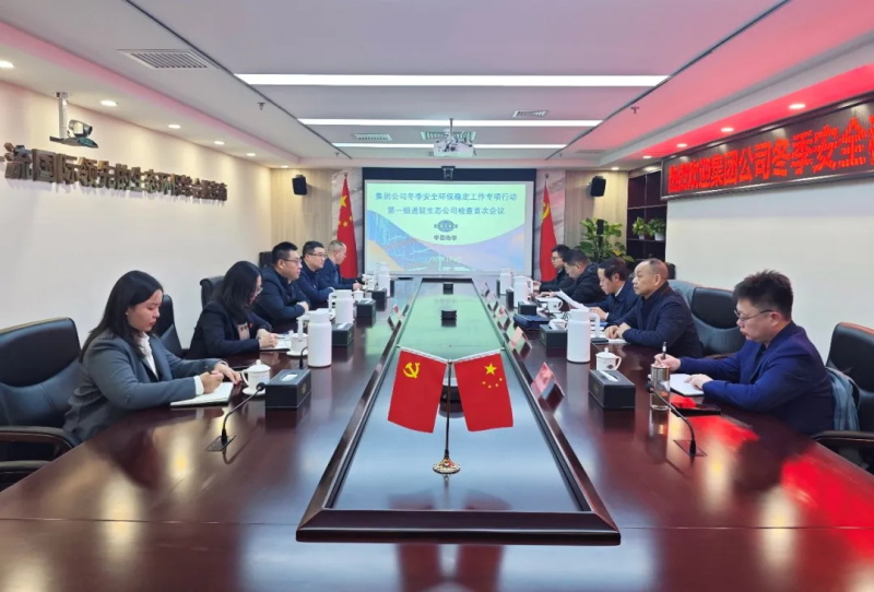 集团公司冬季安全环保稳定专项行动工作组到中国化学生态公司开展督导检查