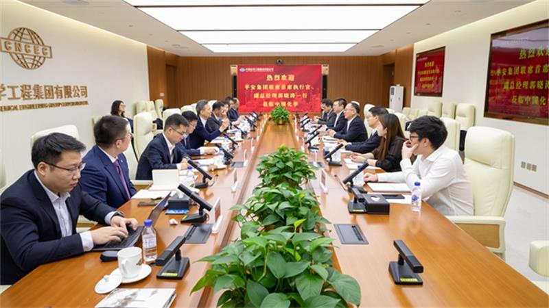 中国化学与中国平安交流座谈