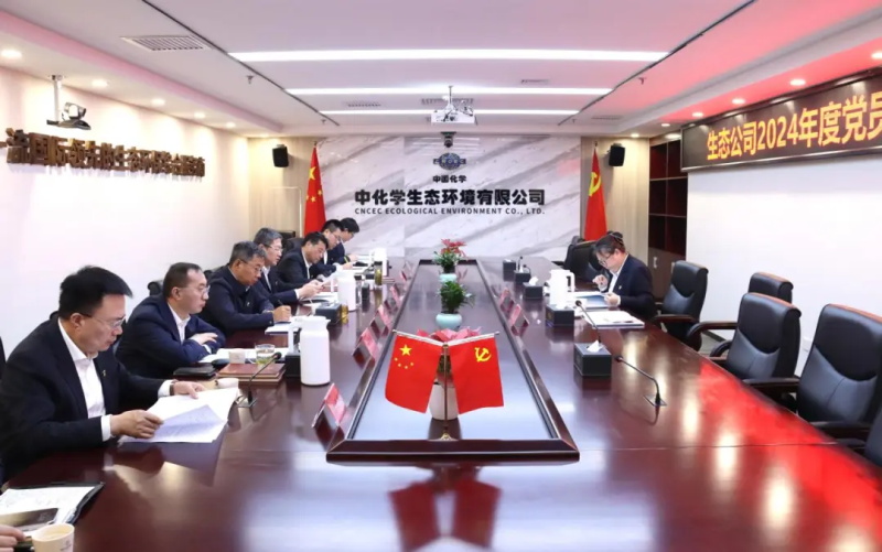 中国化学生态公司党委召开2024年度党员领导干部民主生活会