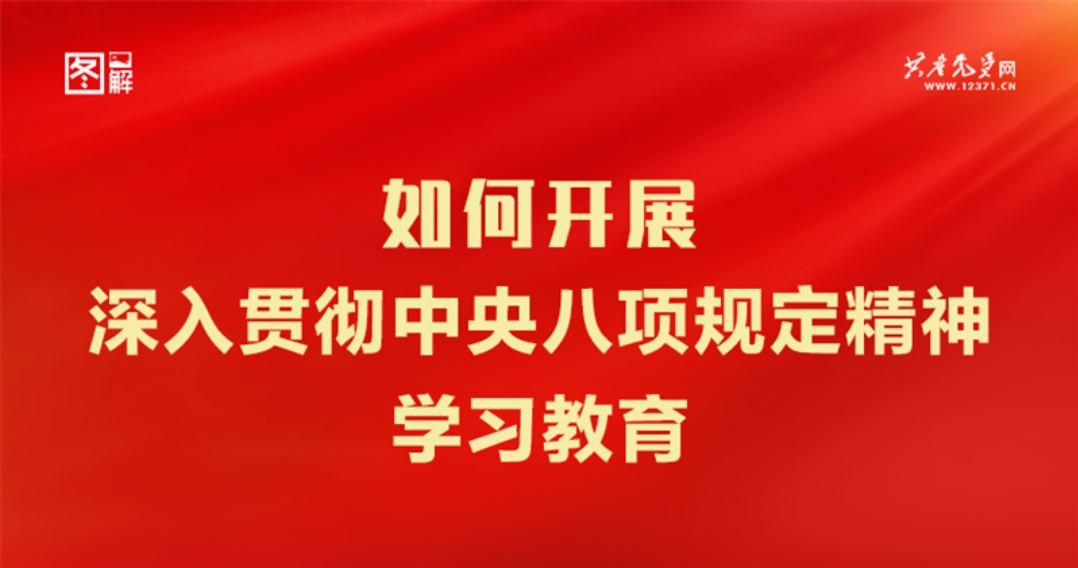 学习教育进行时 | 如何开展深入贯彻中央八项规定精神学习教育？一图了解这些重点！