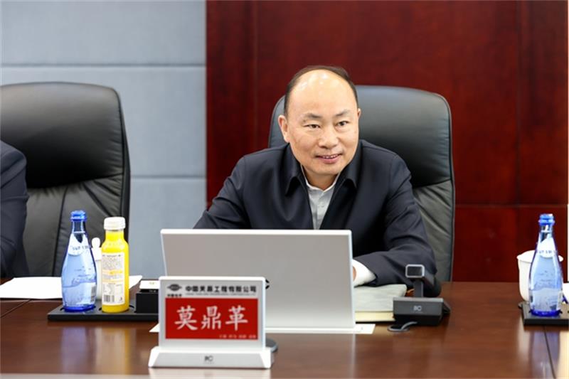 莫鼎革到天辰公司调研指导工作