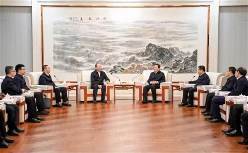 莫鼎革拜会辽宁省委书记郝鹏、省长王新伟