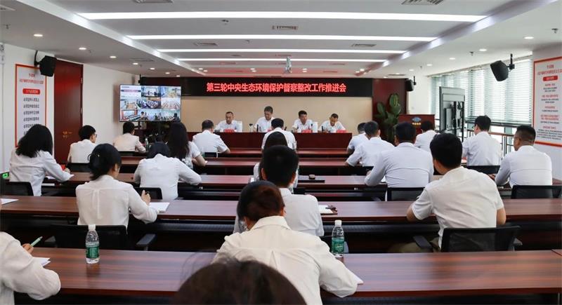 中国化学生态公司召开第三轮中央生态环境保护督察整改工作推进会