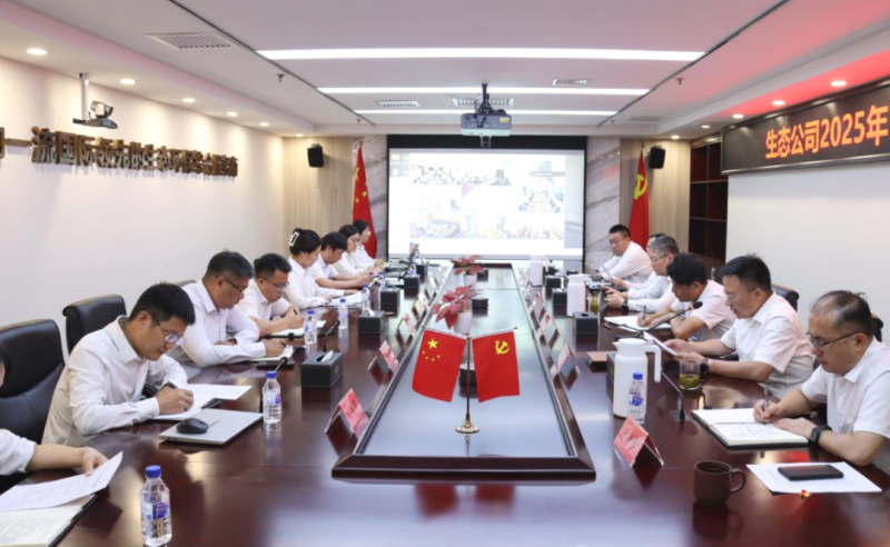 中国化学生态公司召开2025年7月经营调度会