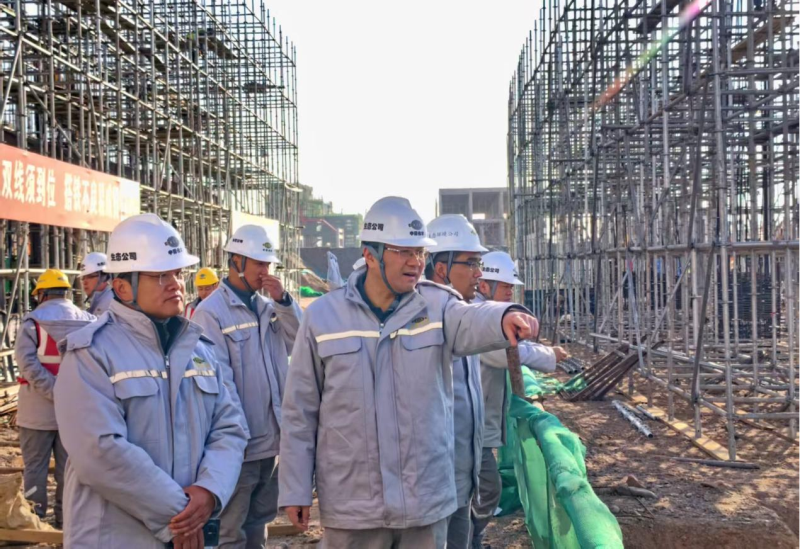 邵程旺到甘肃巨化项目调研指导工作并开展带班检查