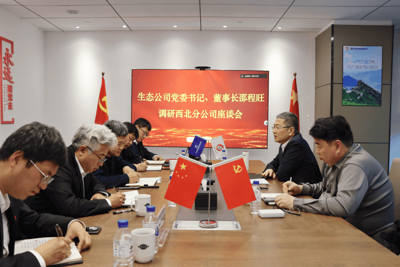 邵程旺到西北分公司开展专题调研